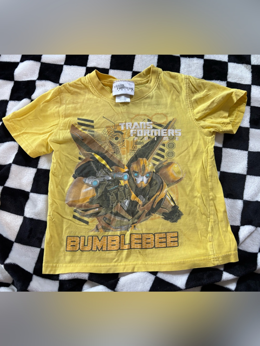 Size 5 transformers bumble bee shirt